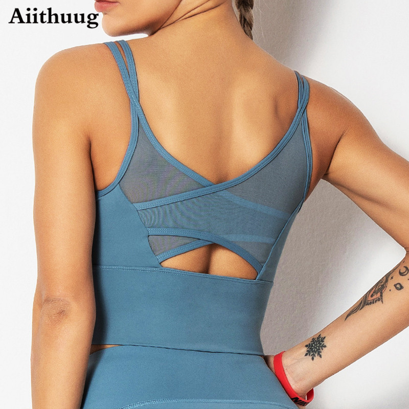 Aiithuug Tập Yoga Áo Lót Thể D - đánh giá và giá Sports Bra Racerback